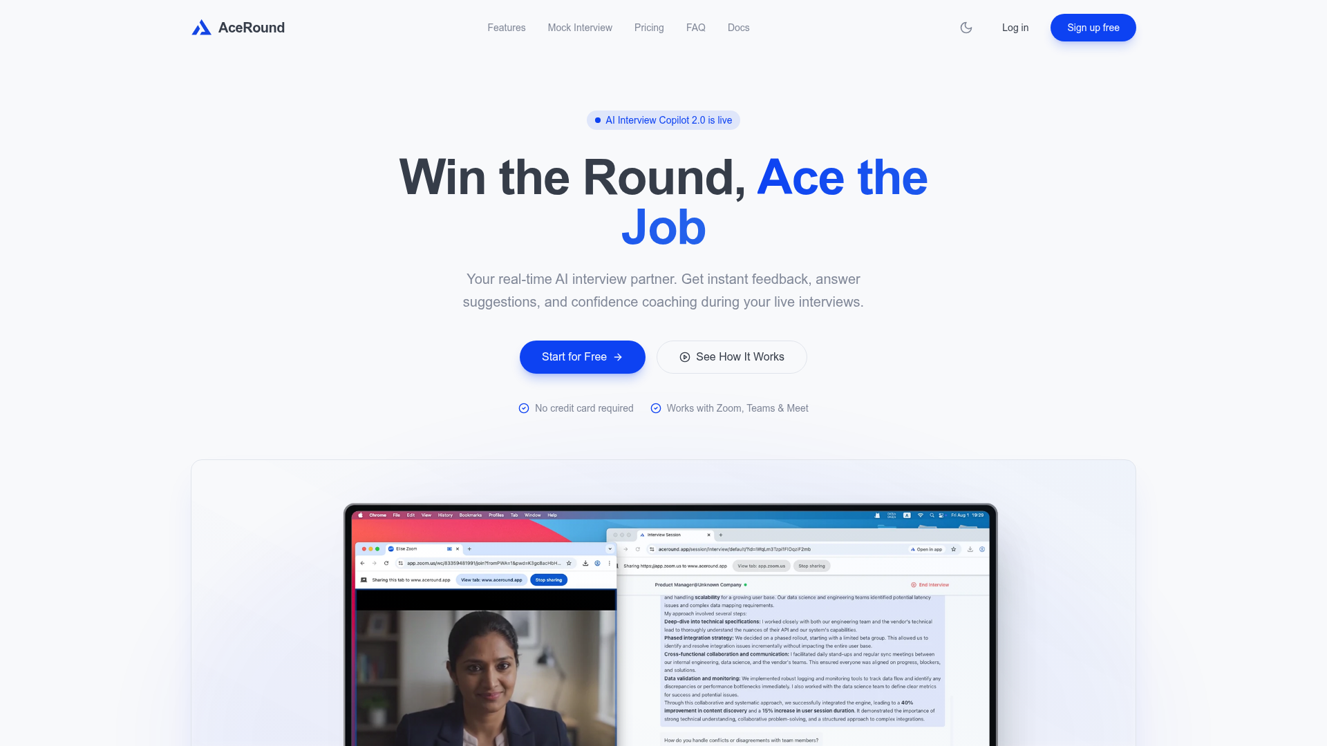 AceRound AI screenshot 1