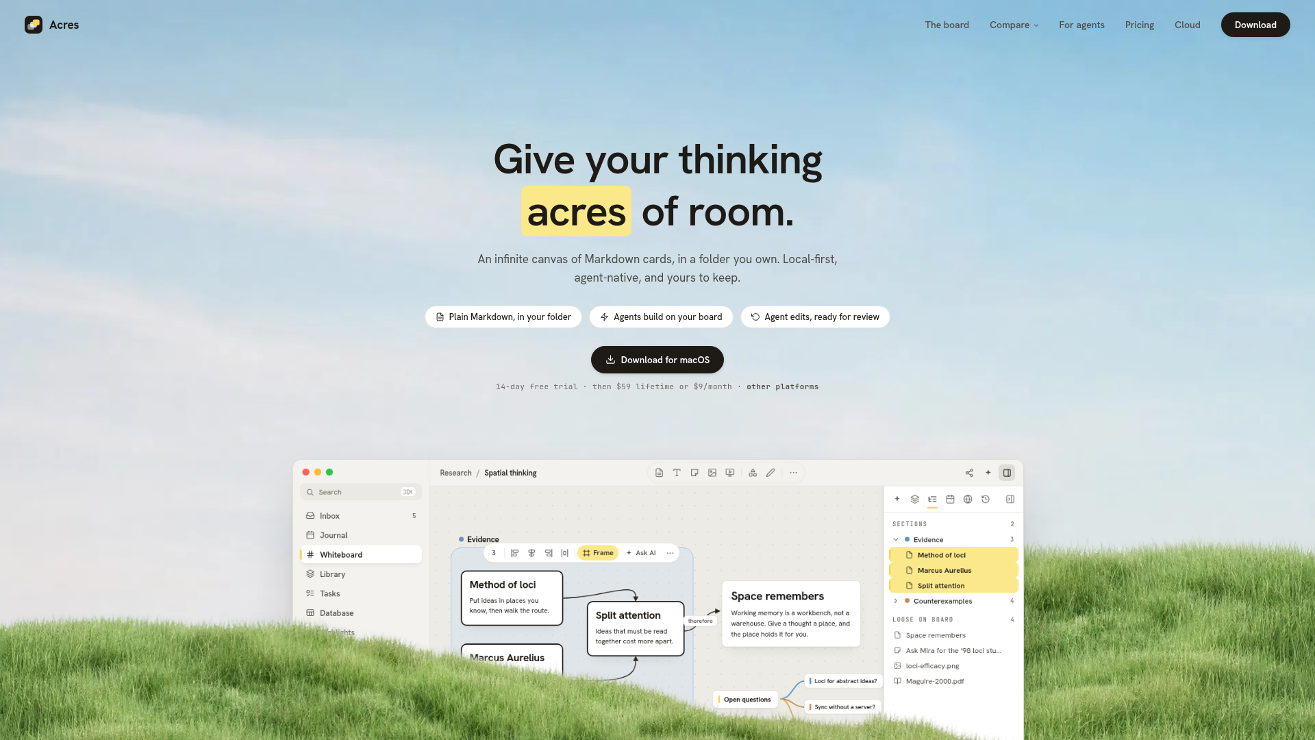 Acres screenshot 1