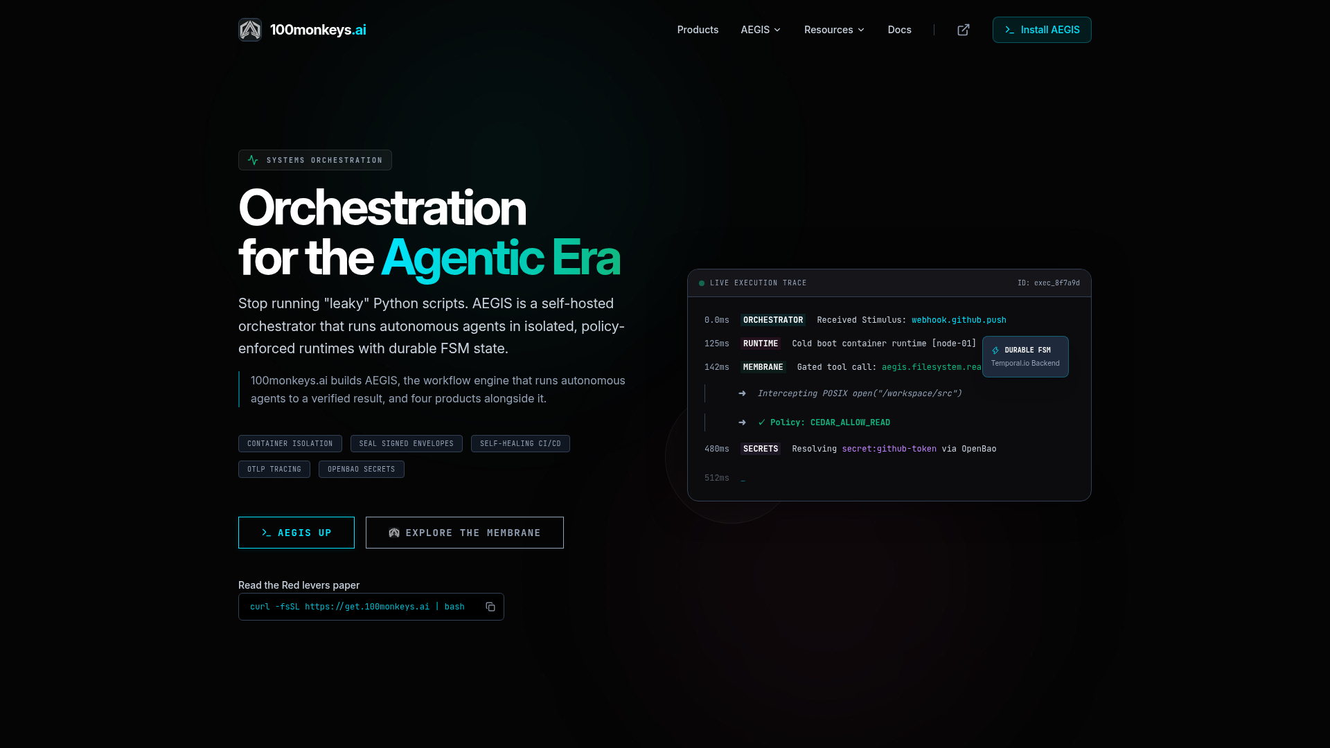 AEGIS screenshot 1