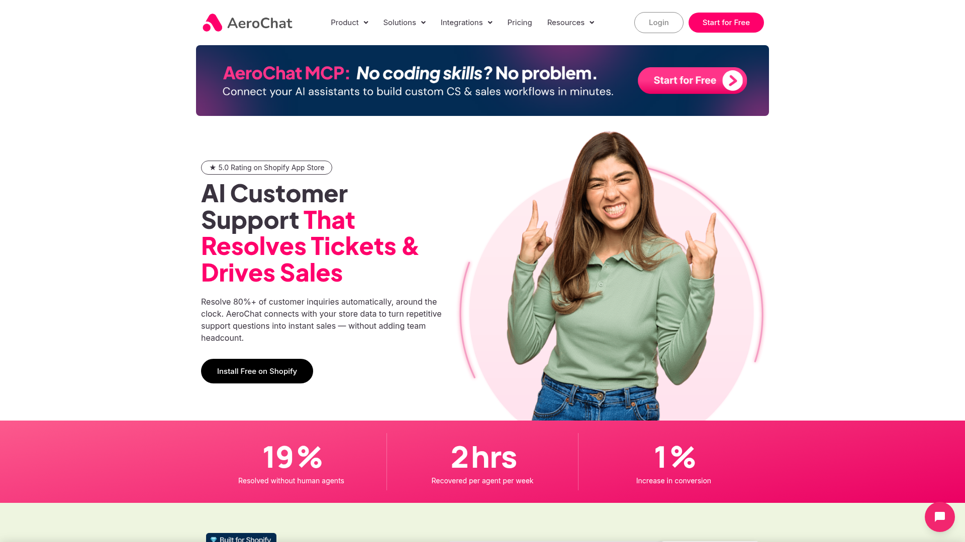 AeroChat screenshot 1
