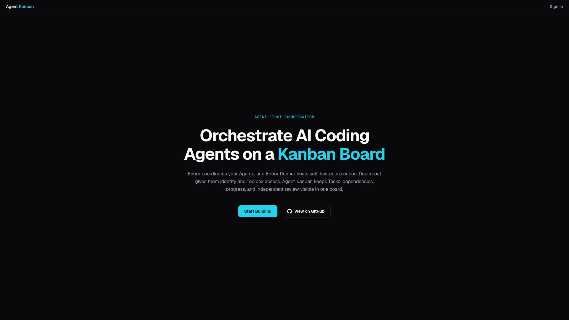 agent-kanban screenshot 1