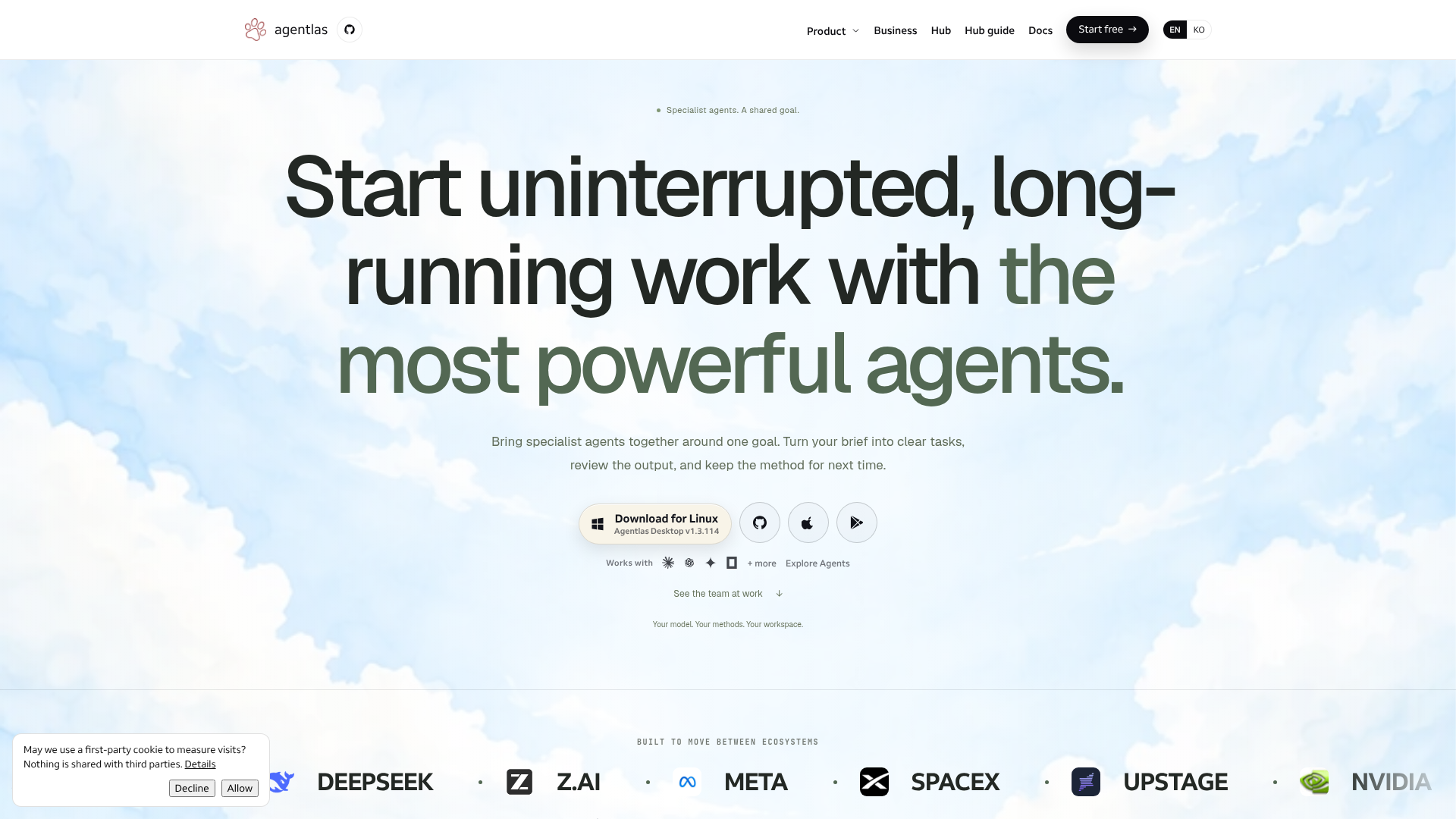 Agentlas screenshot 1