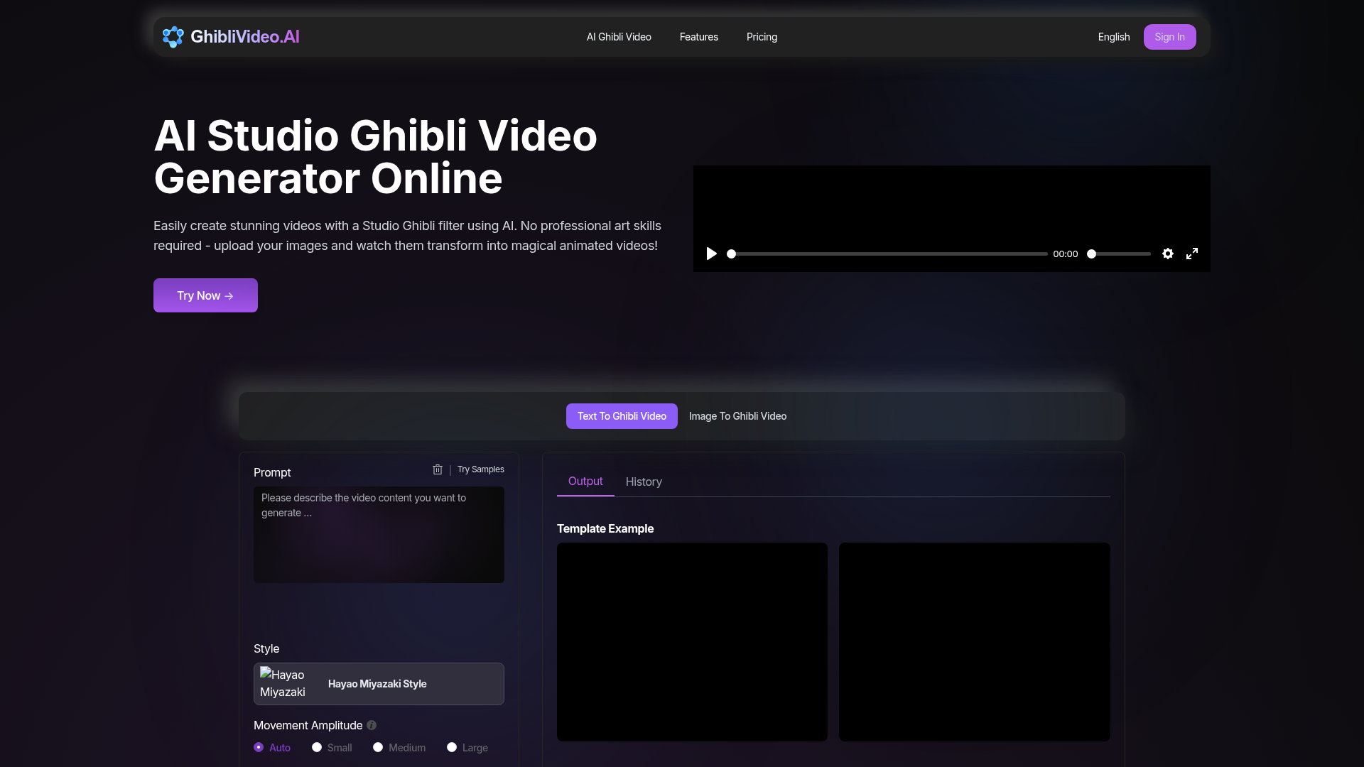 AI Ghibli Video screenshot 1