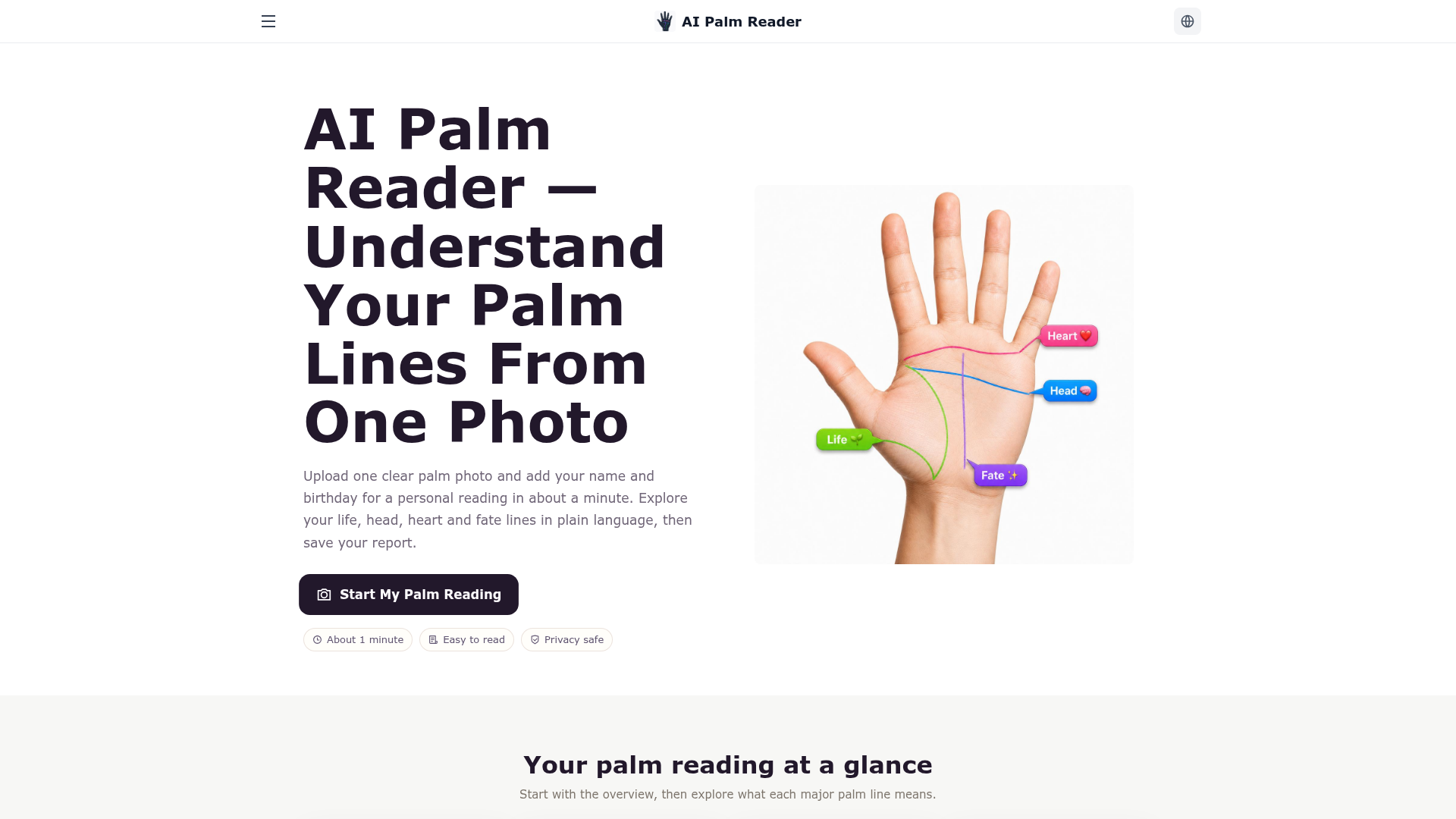 AI Palm Reader screenshot 1