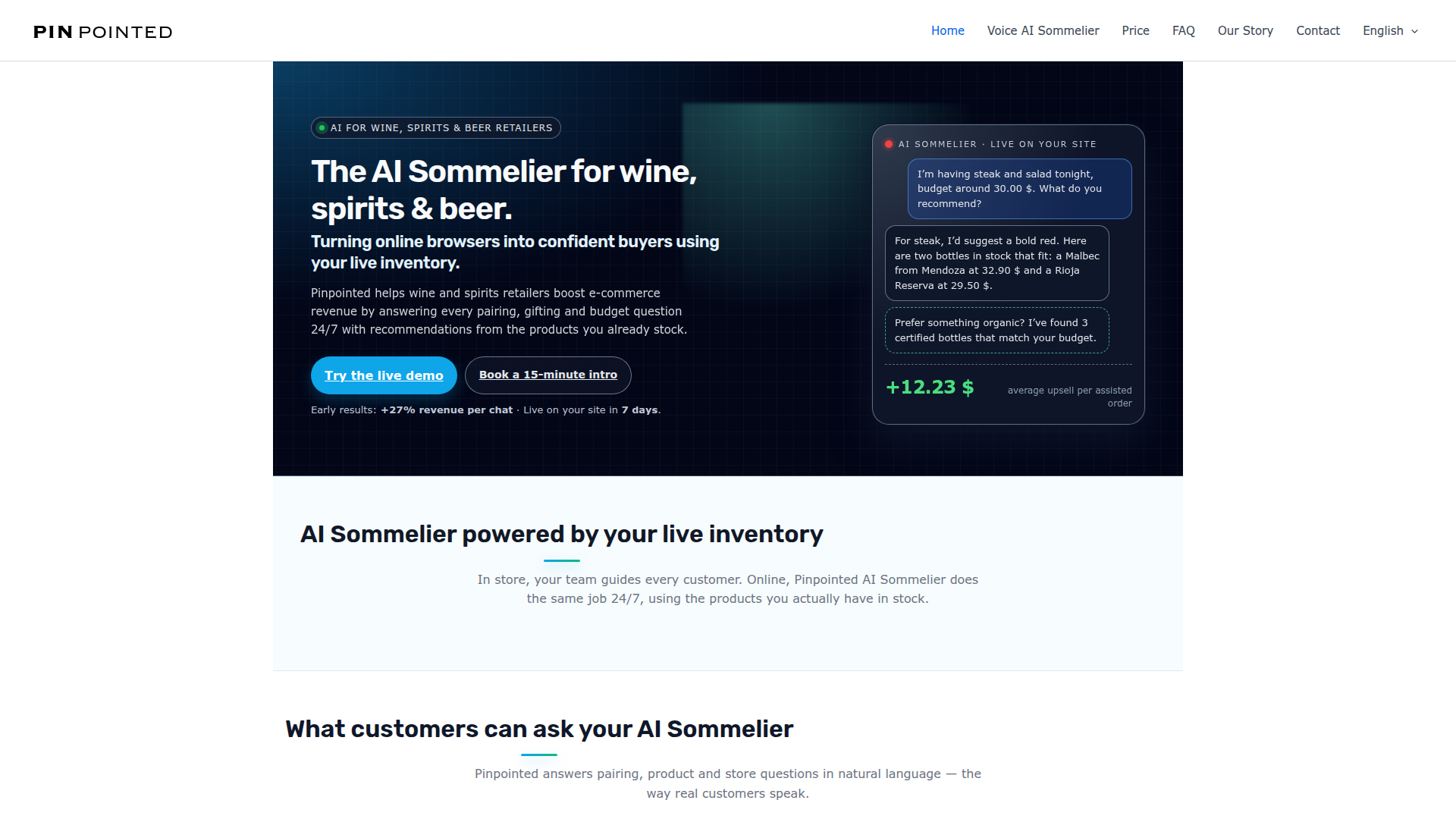 AI Sommelier screenshot 1