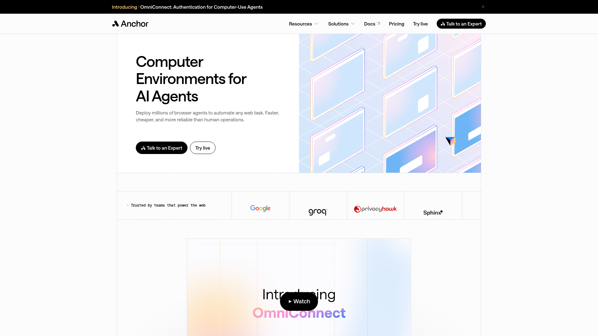 Anchor Browser screenshot 1