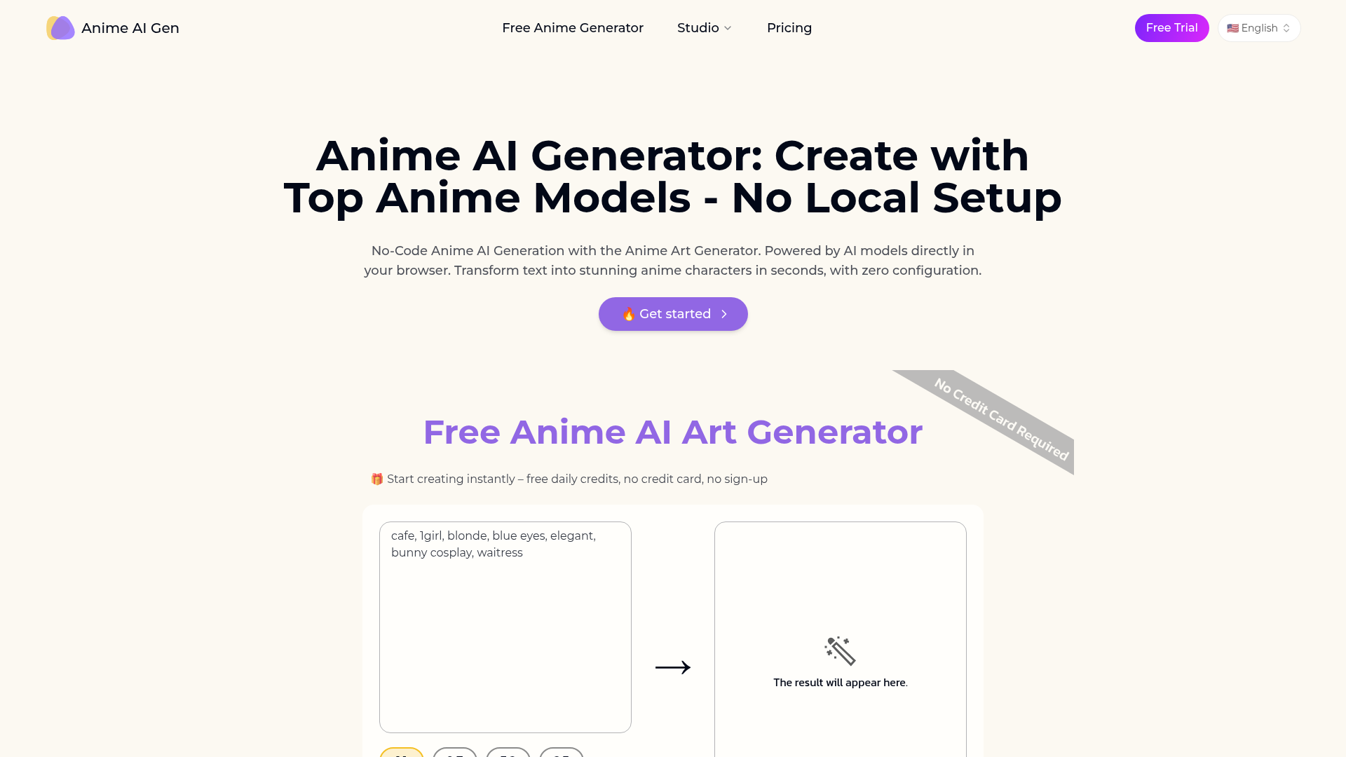 Anime AI Generator screenshot 1