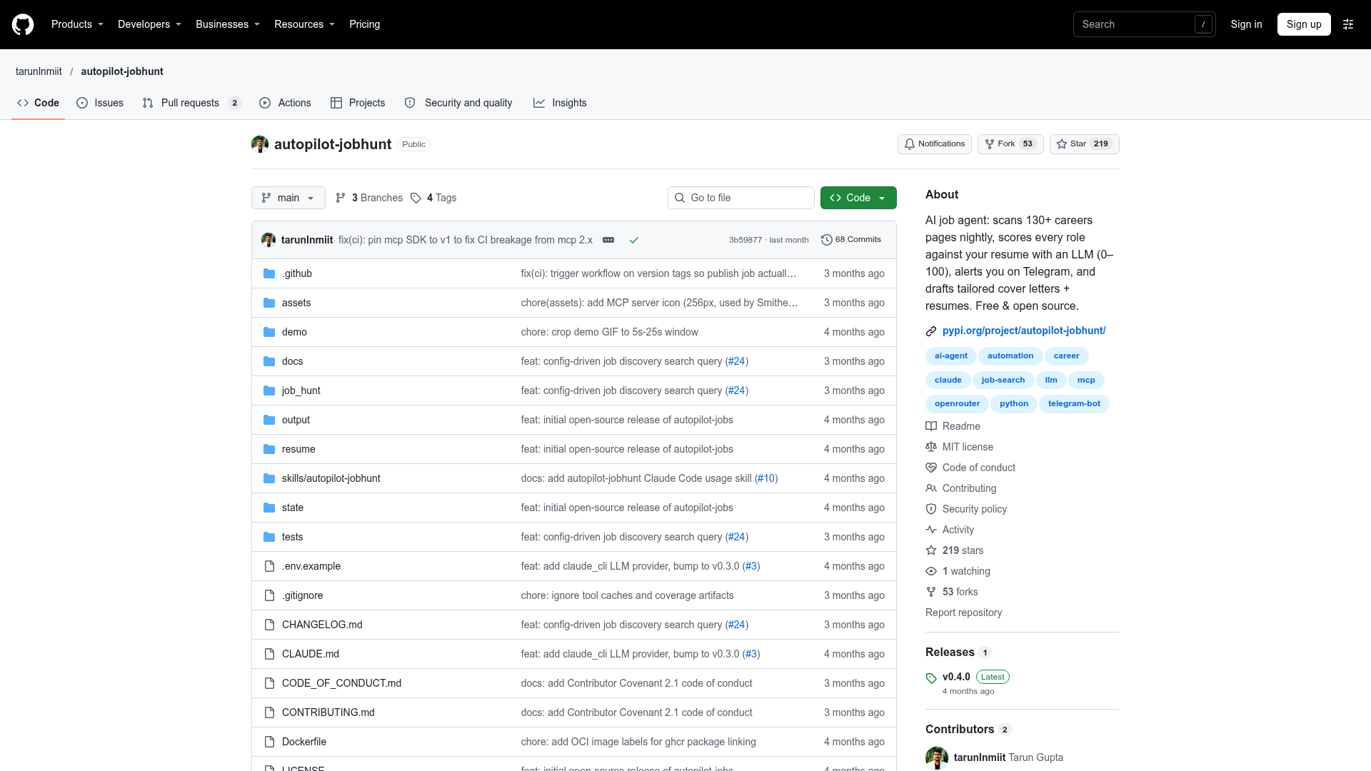 autopilot-jobhunt screenshot 1