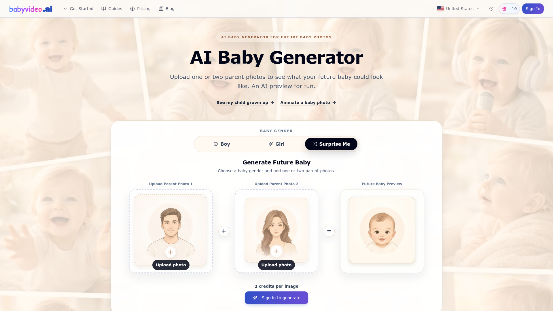 BabyVideo.ai screenshot 1