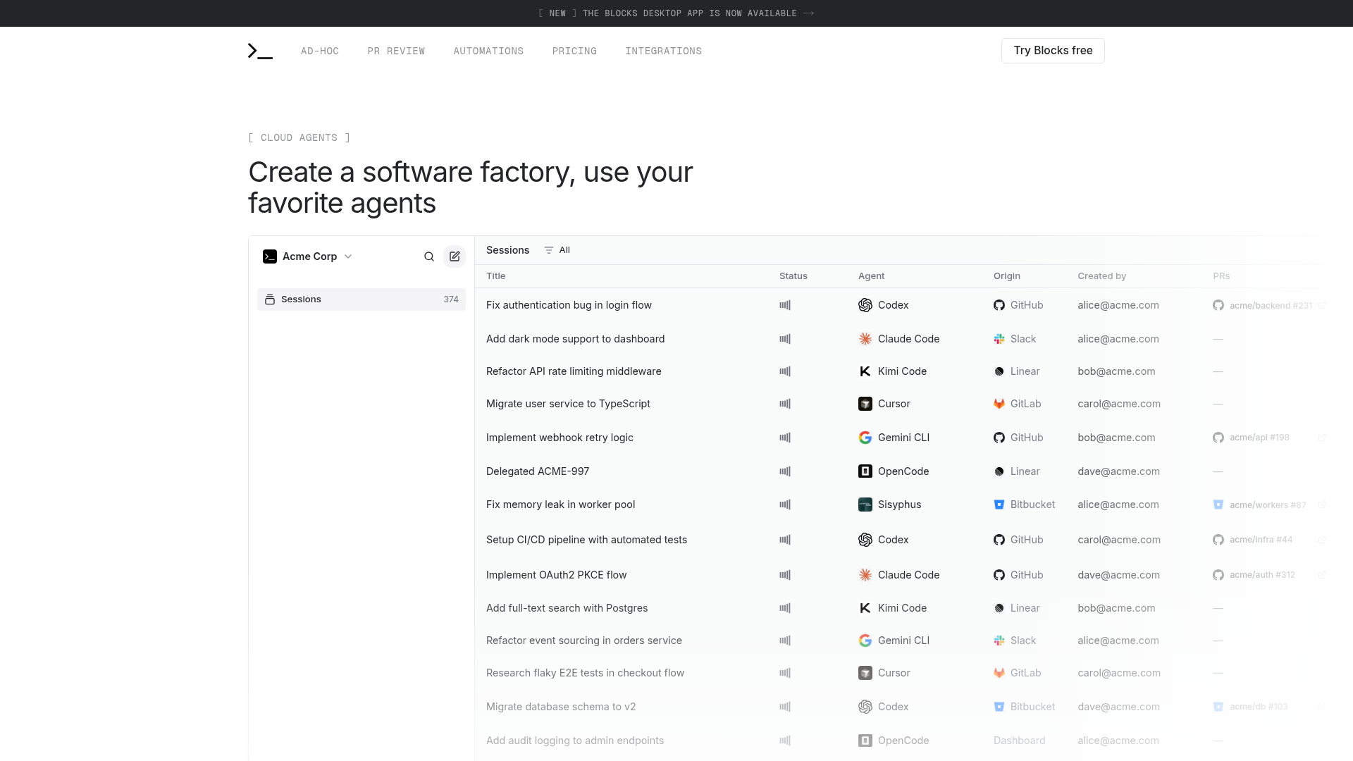 Blocks Team screenshot 1