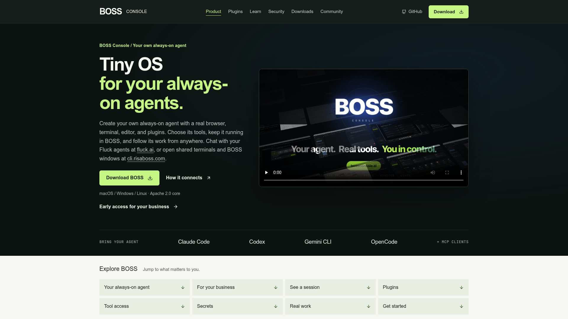 BossConsole screenshot 1