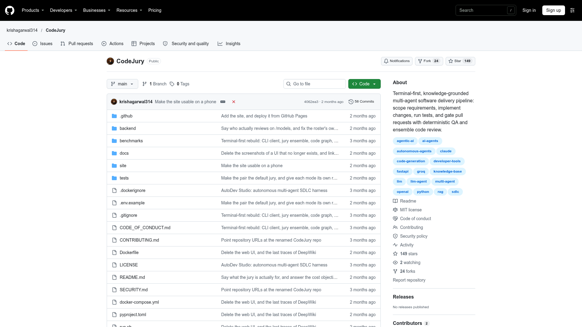 CodeJury screenshot 1