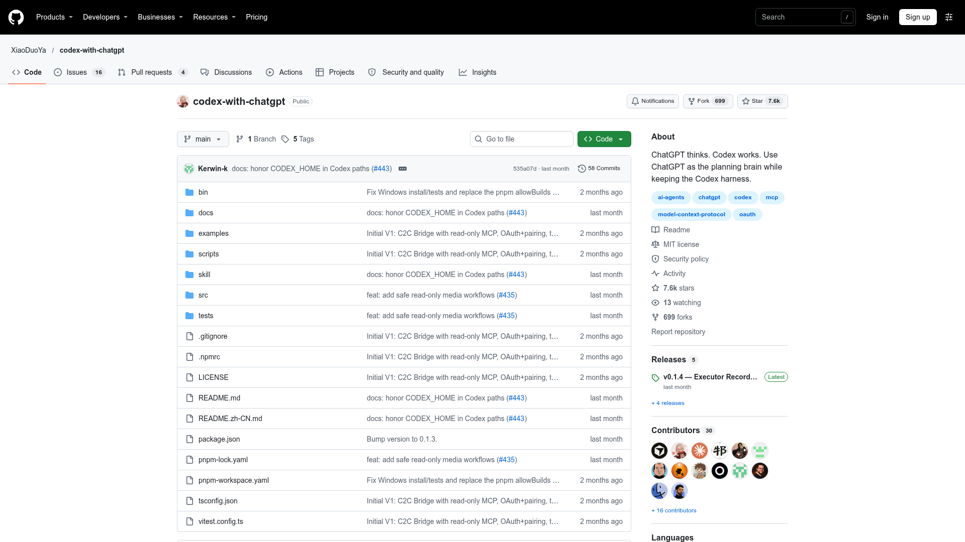 codex-with-chatgpt screenshot 1
