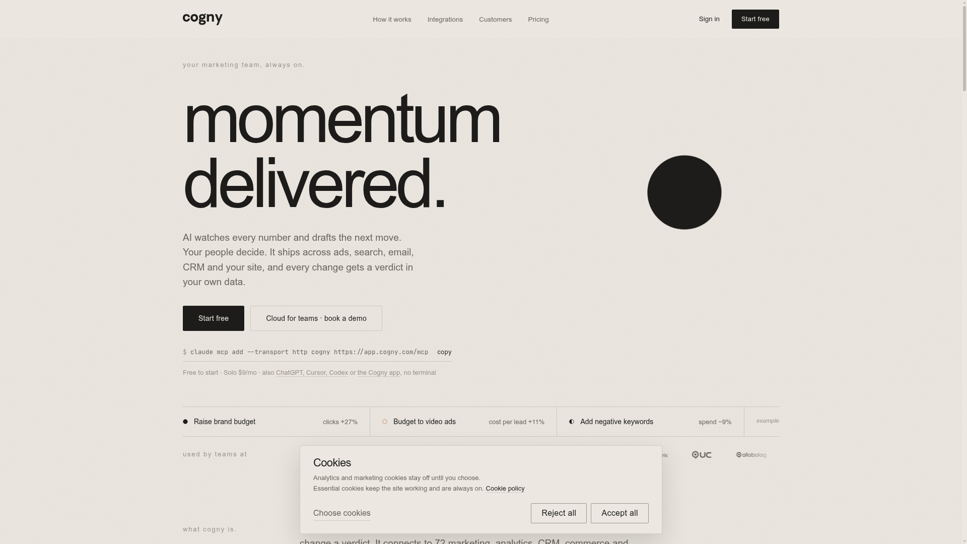 Cogny screenshot 1