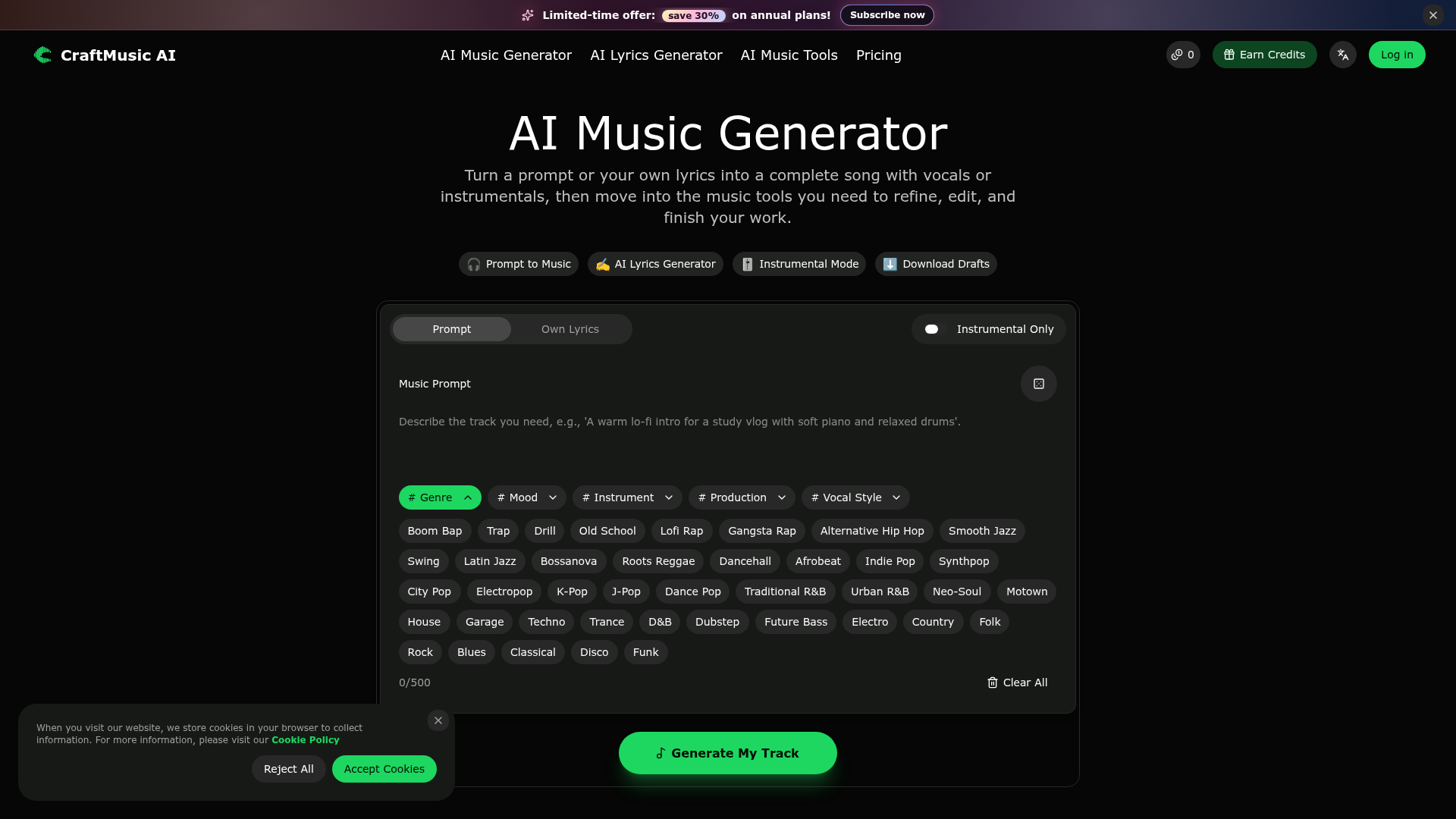 CraftMusic AI screenshot 1