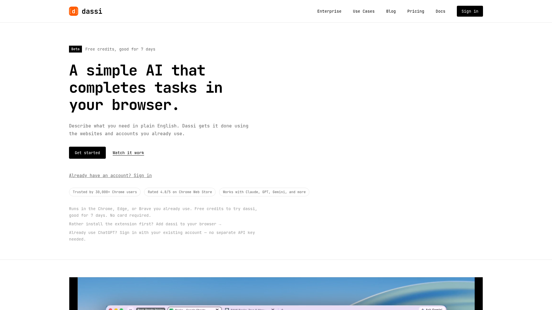 Dassi screenshot 1