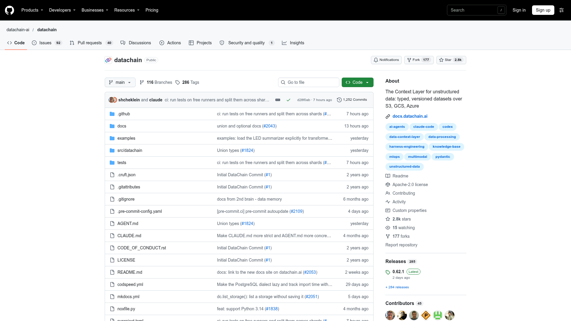 datachain screenshot 1
