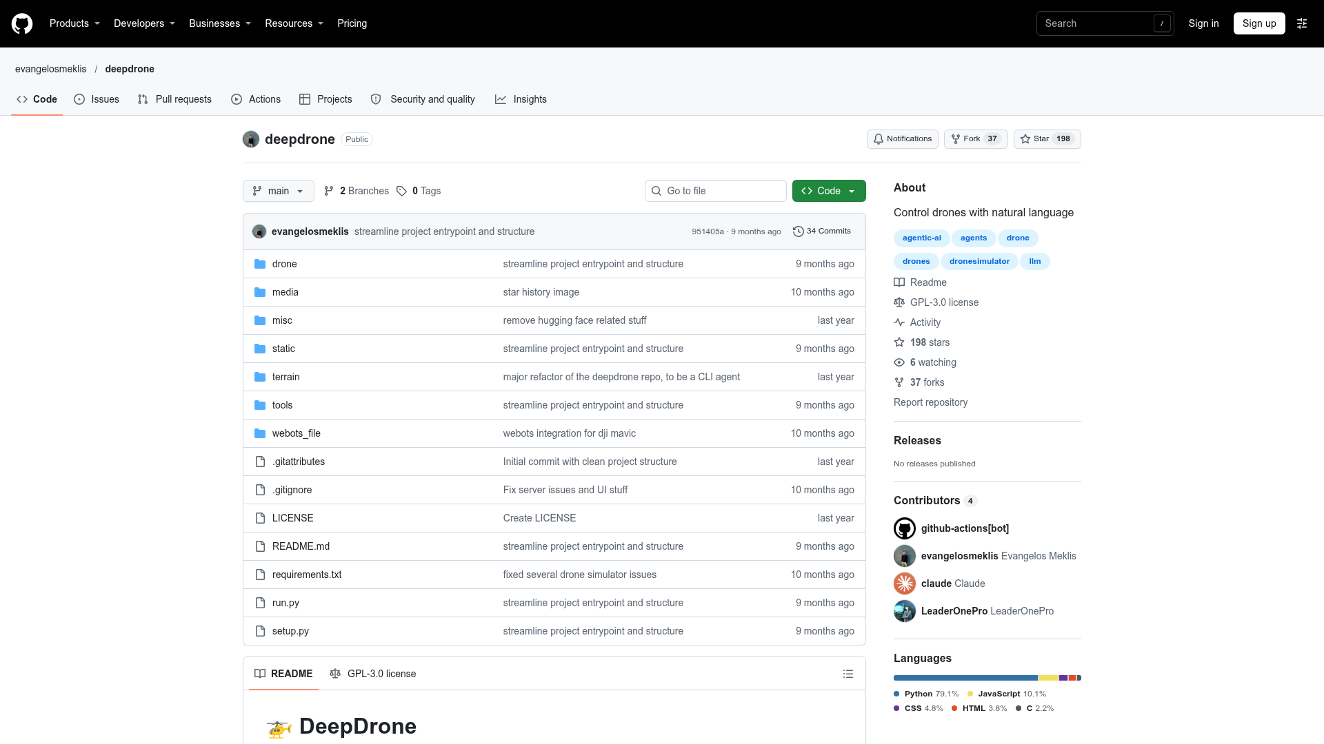deepdrone screenshot 1