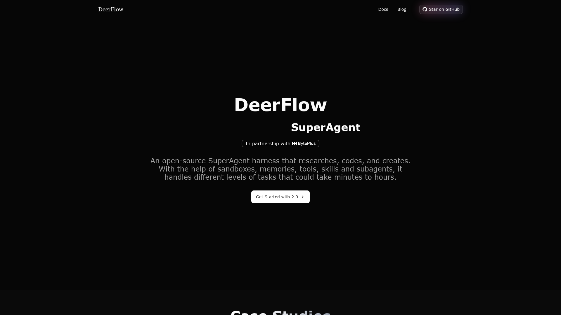 deer-flow screenshot 1