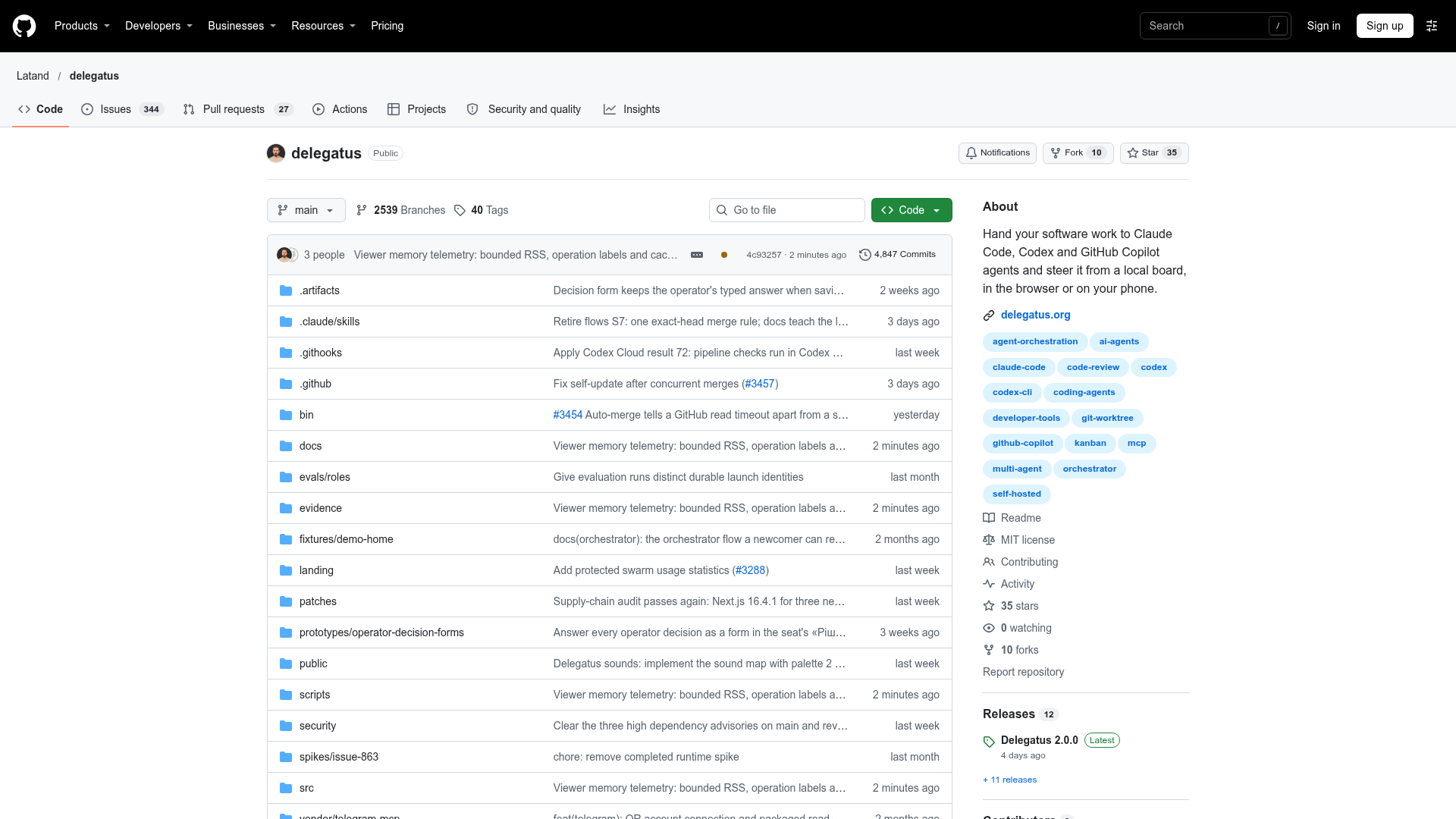 Delegatus screenshot 1