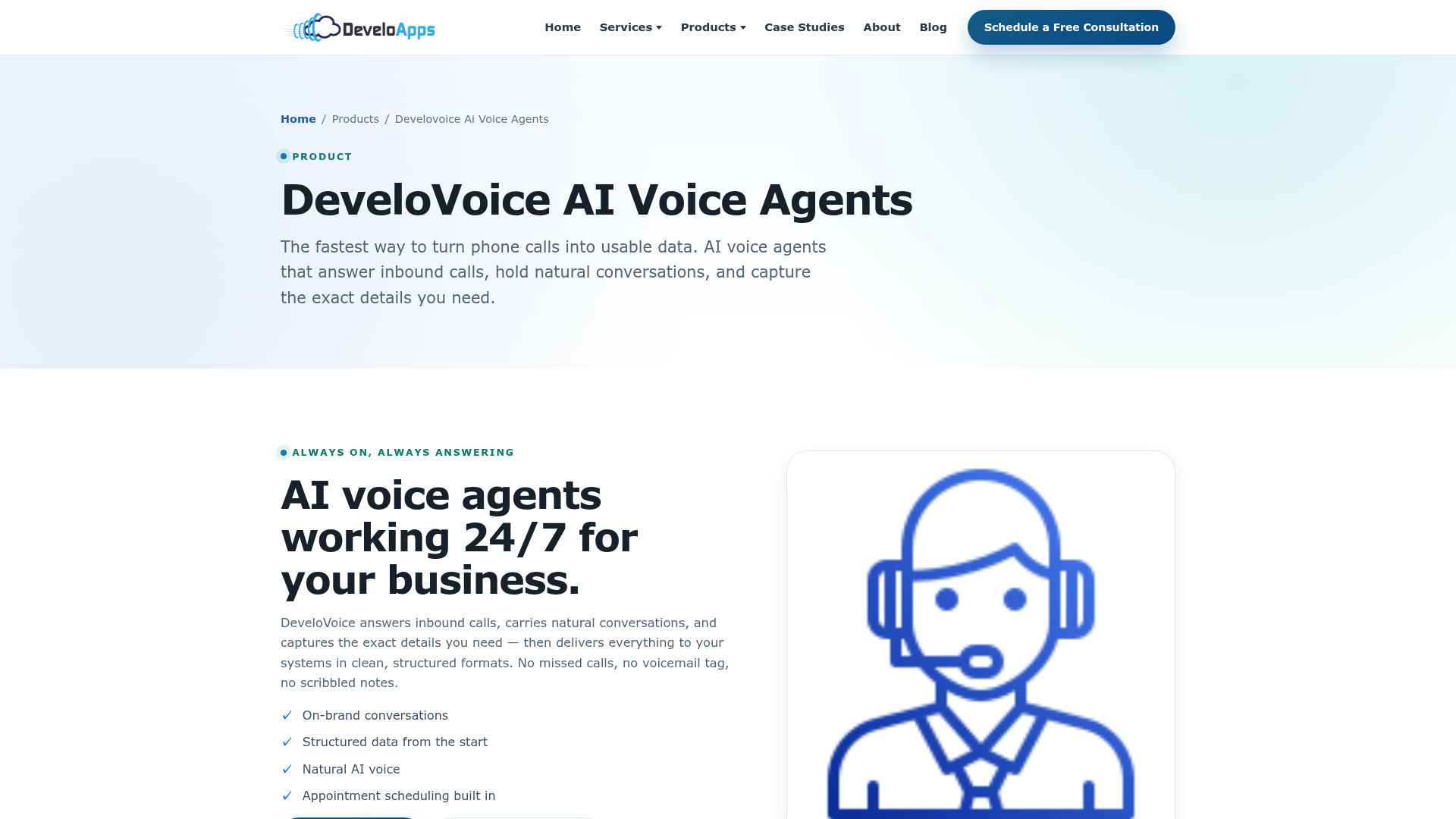 DeveloVoice screenshot 1