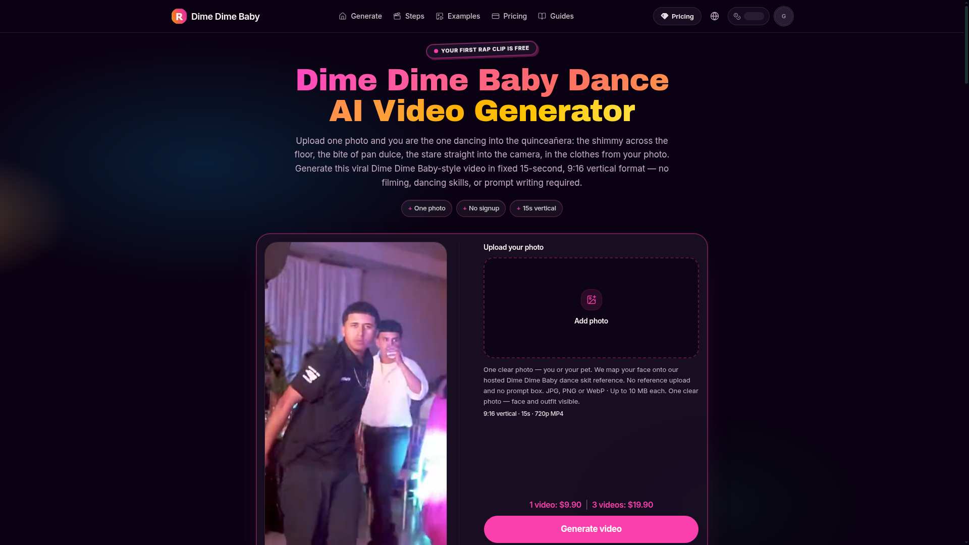 Dime Dime Baby screenshot 1