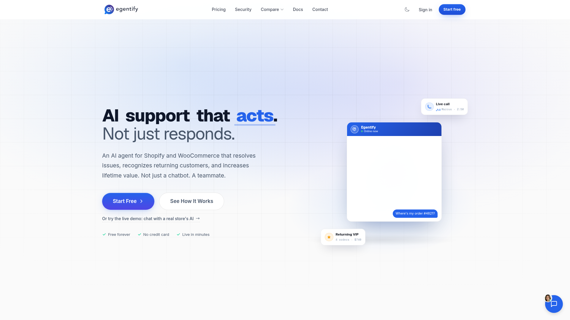Egentify screenshot 1
