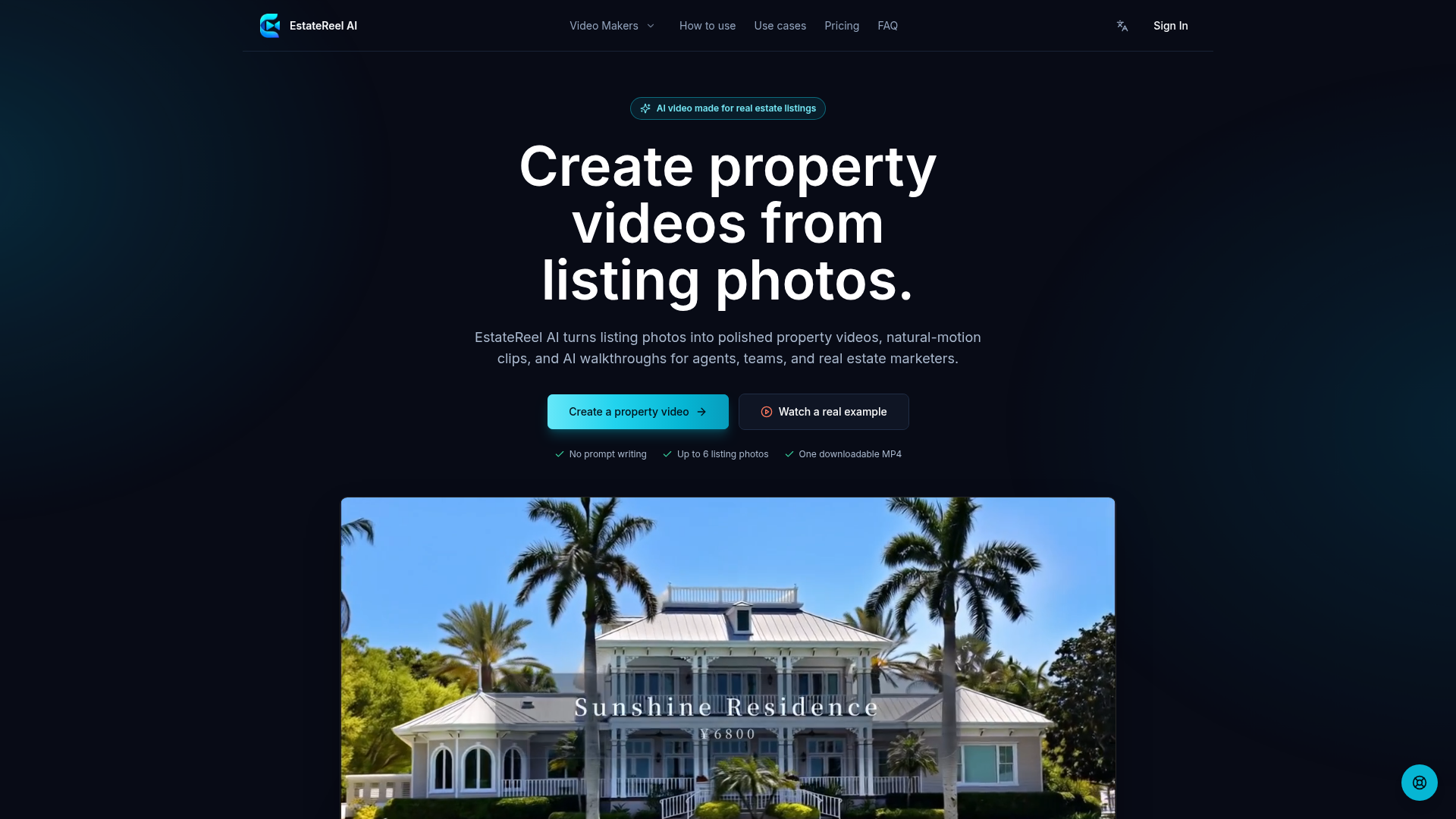 EstateReel AI screenshot 1