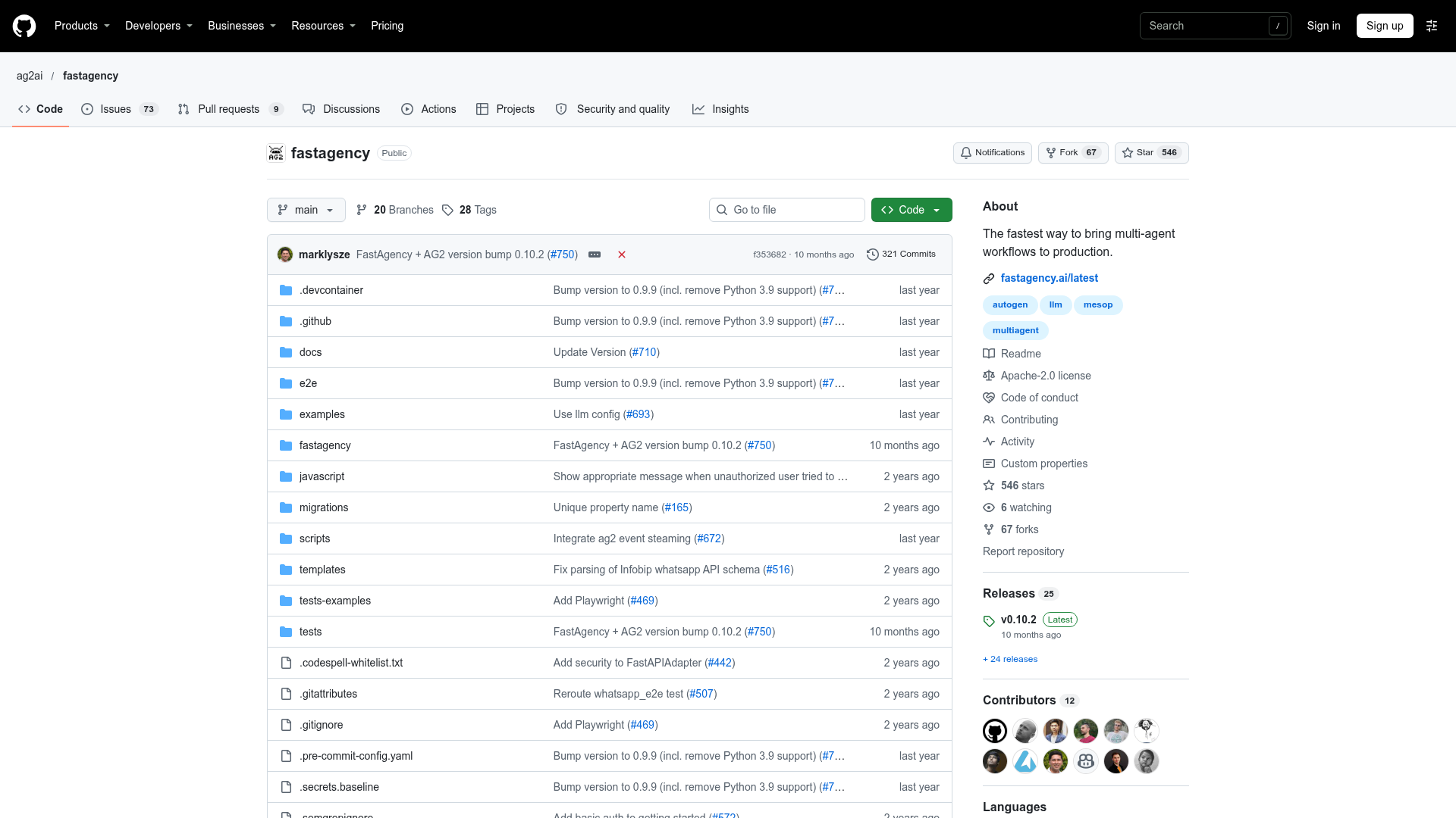 FastAgency screenshot 1