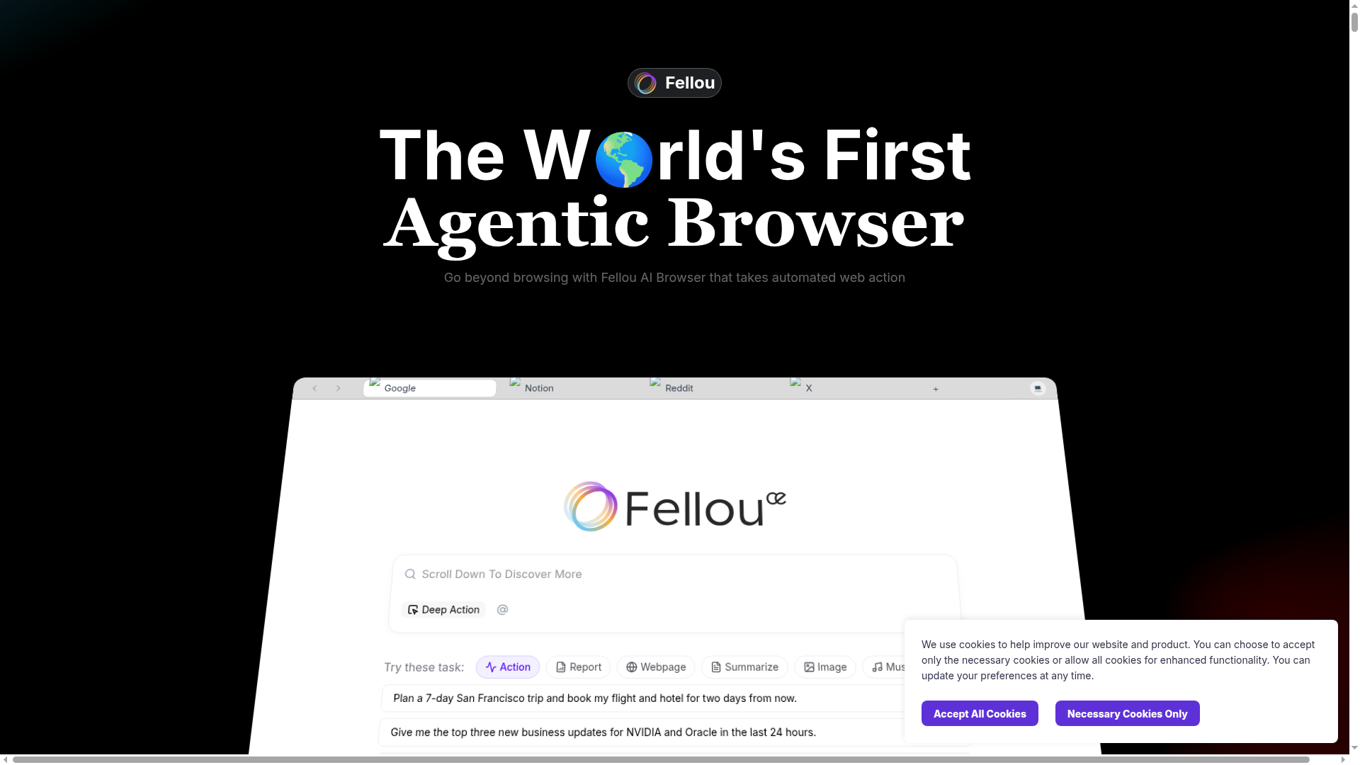 Fellou screenshot 1