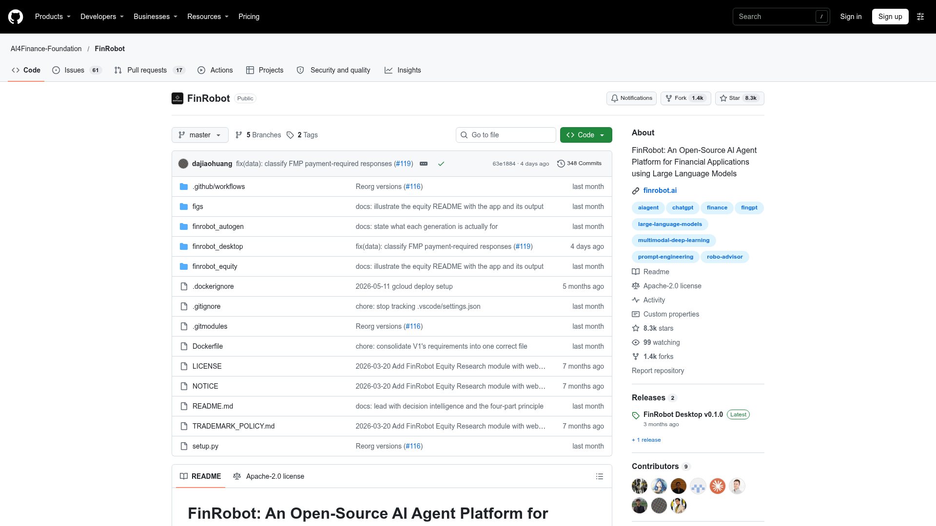 FinRobot screenshot 1