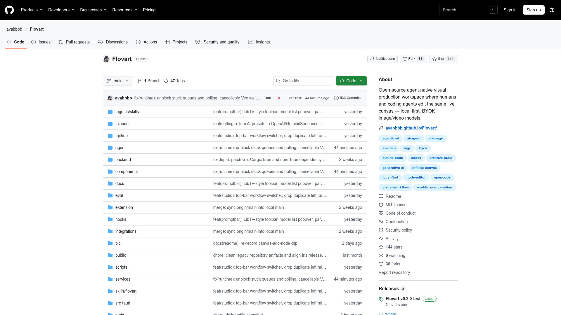 Flovart screenshot 1