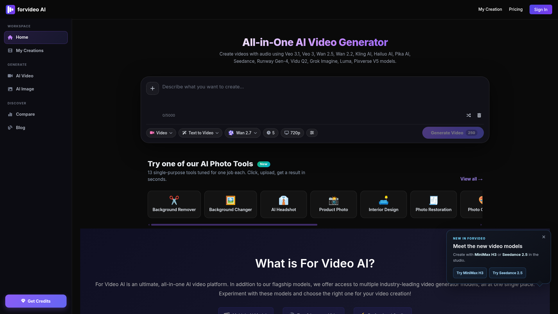 For Video AI screenshot 1