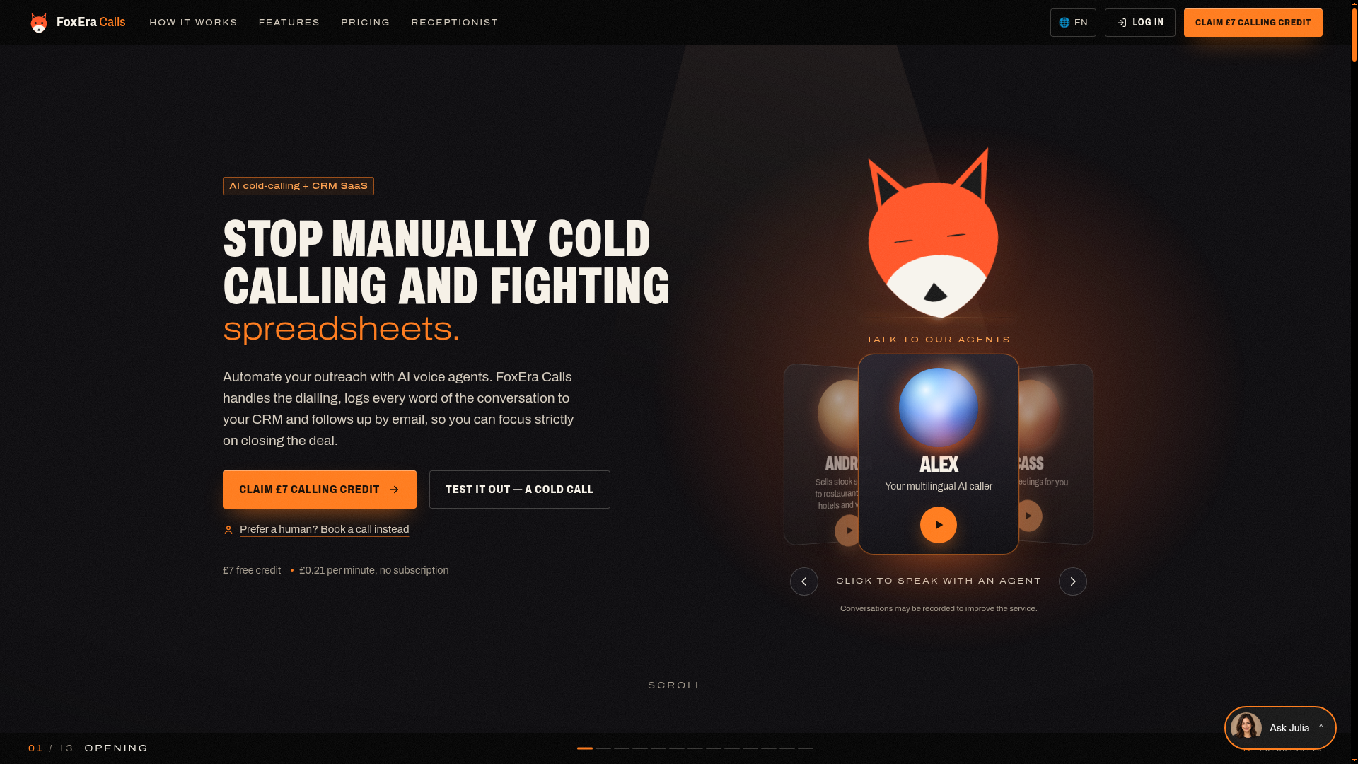FoxEra Calls screenshot 1