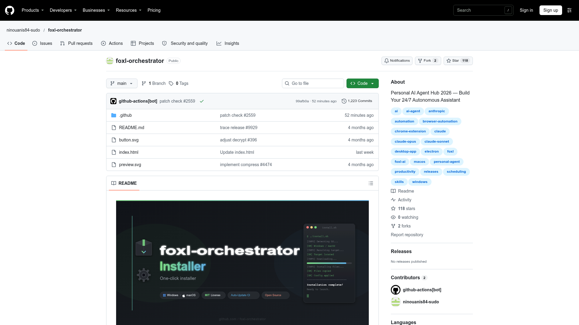 foxl-orchestrator screenshot 1