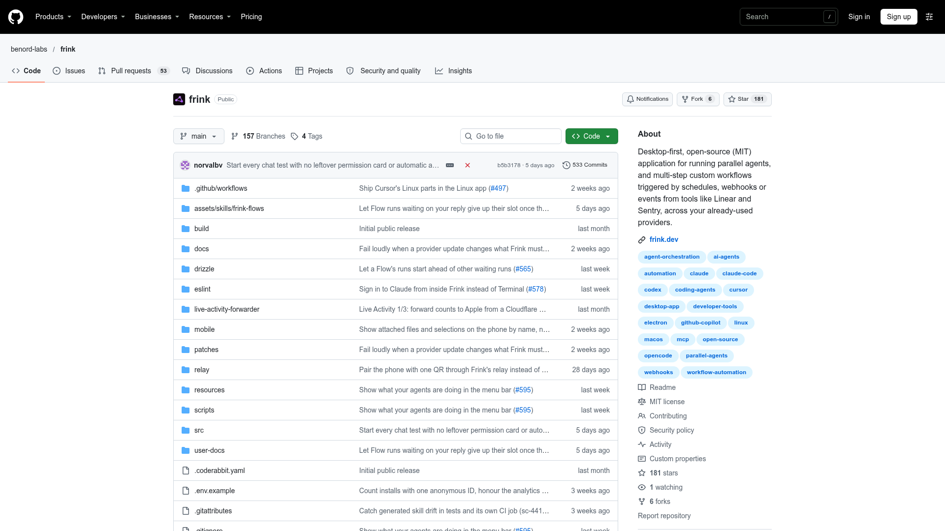Frink screenshot 1