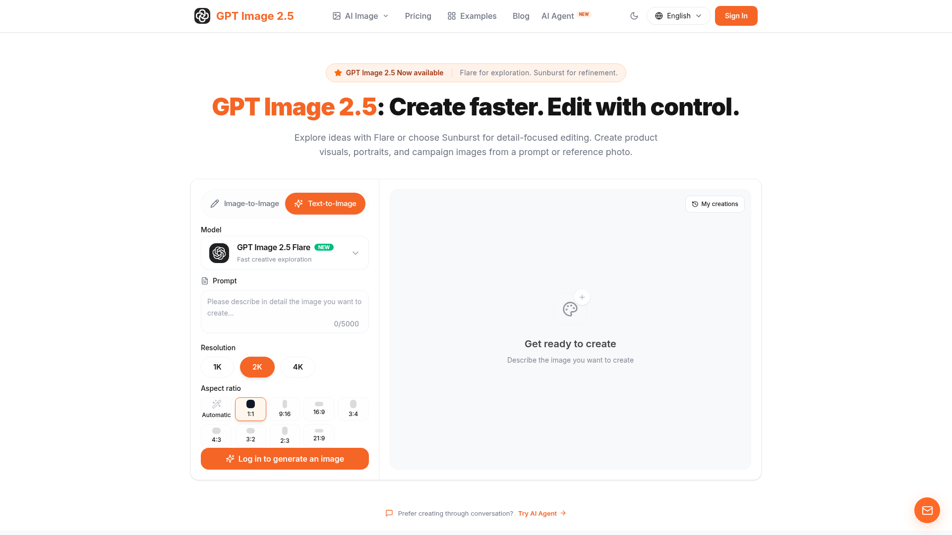 GPT Image 2.5 AI screenshot 1