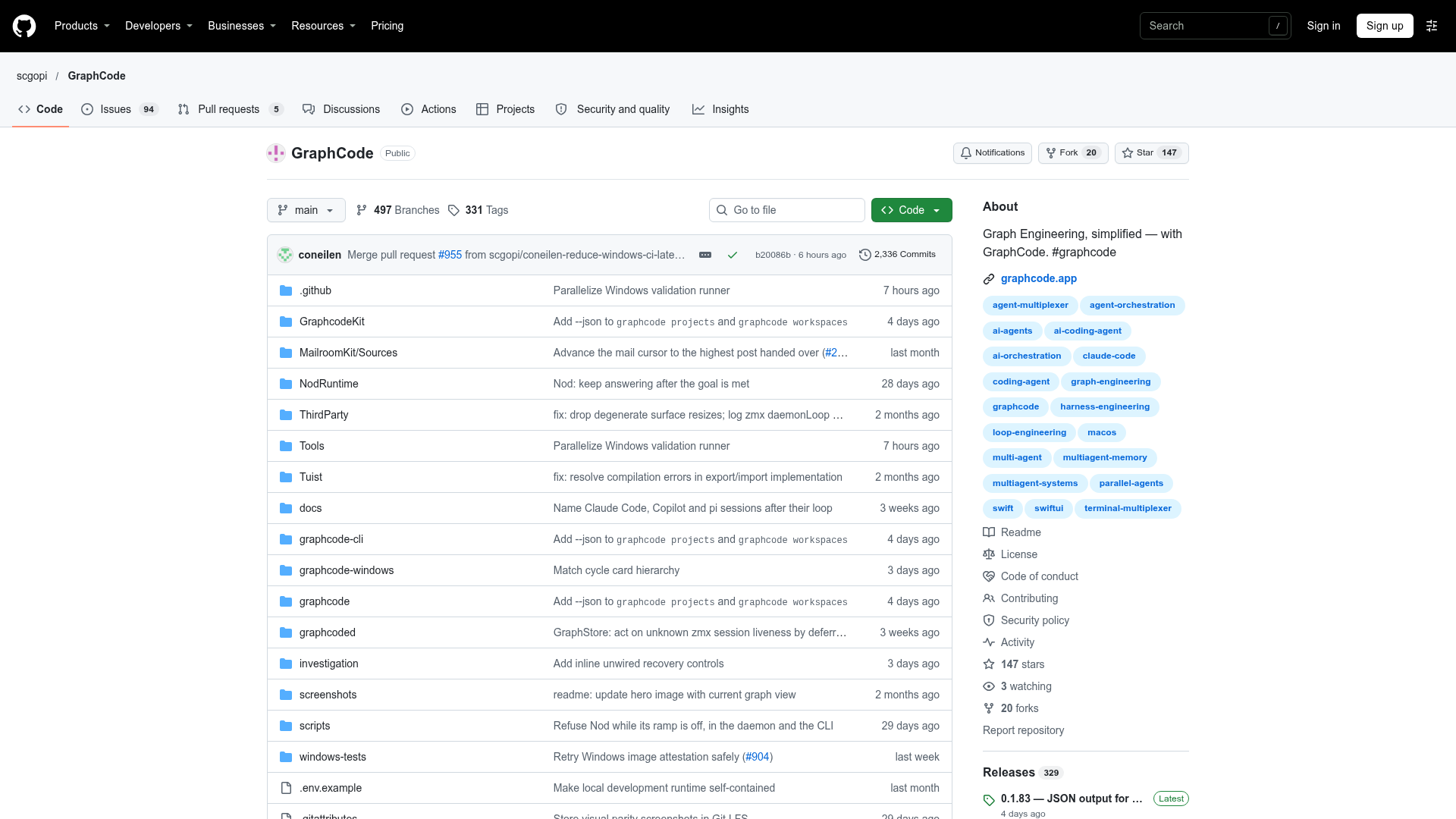 GraphCode screenshot 1