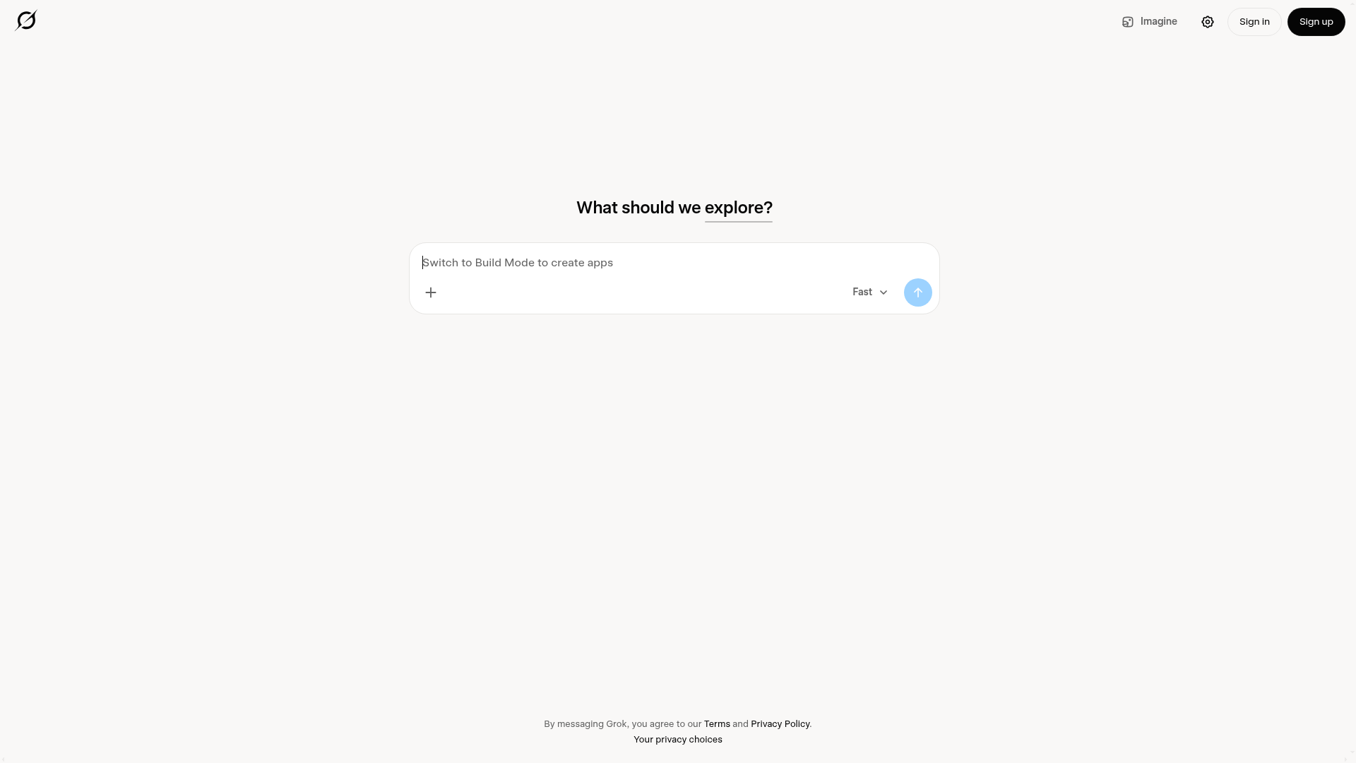 Grok screenshot 1