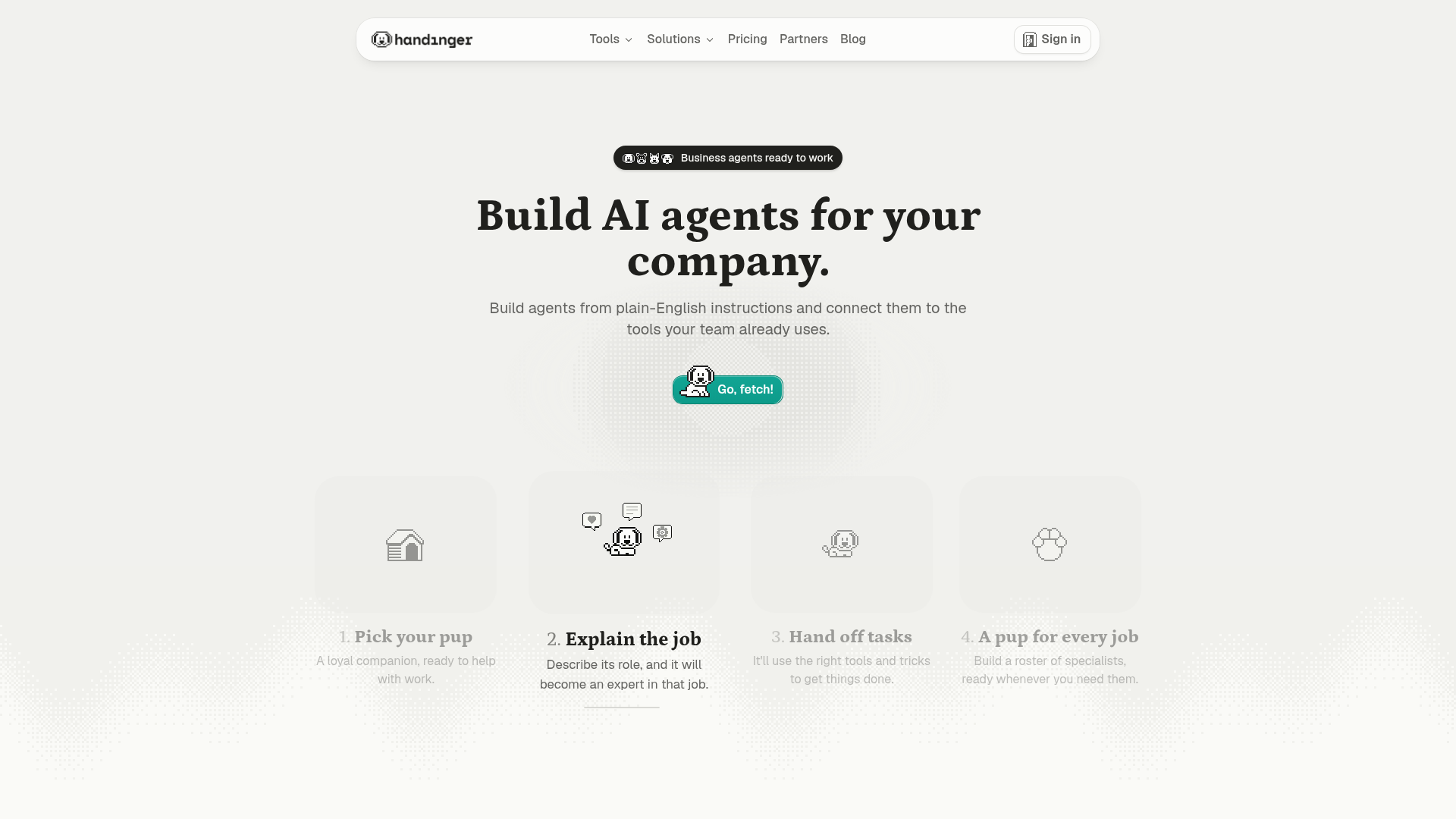 Handinger screenshot 1