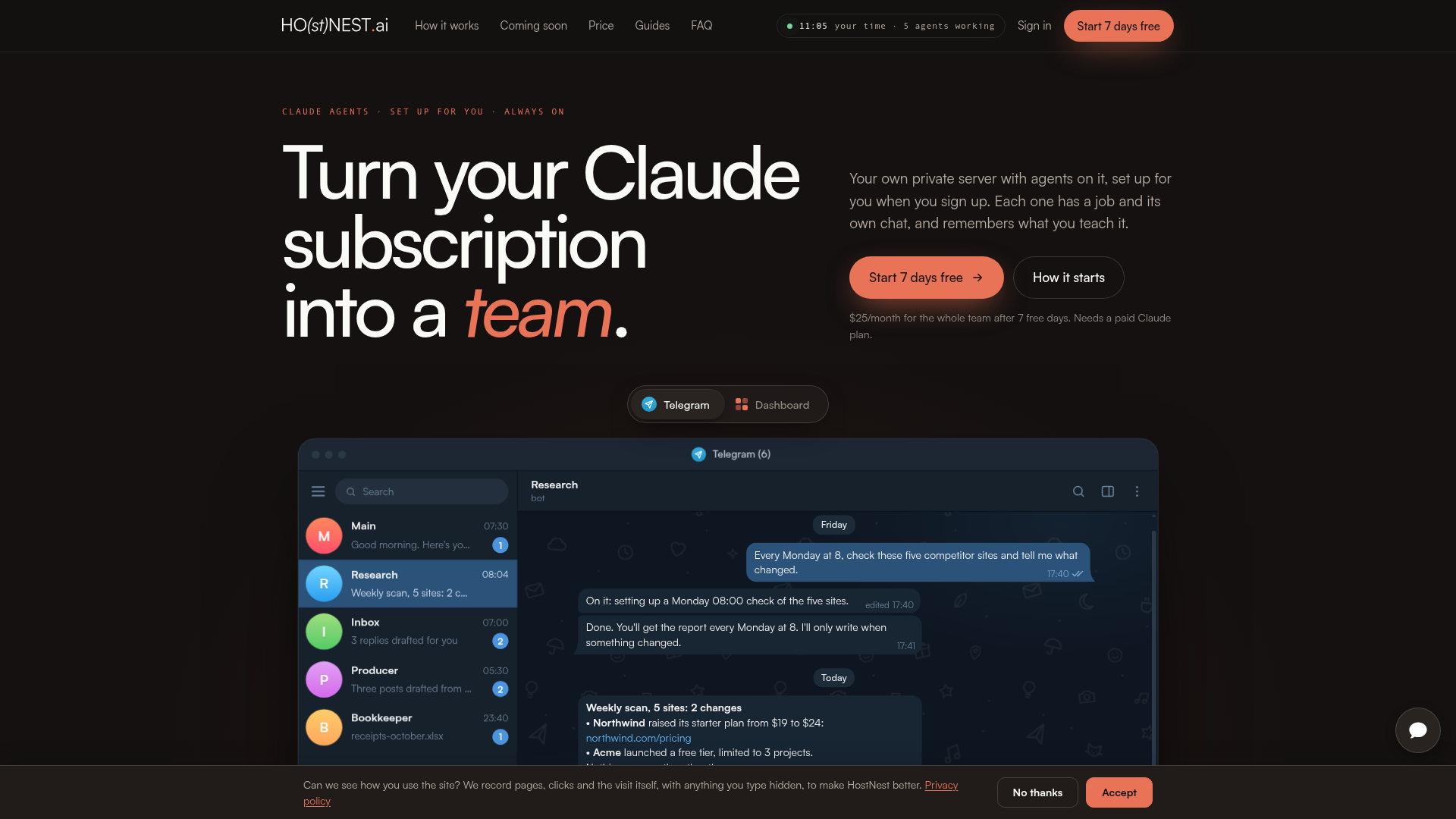 HostNest screenshot 1