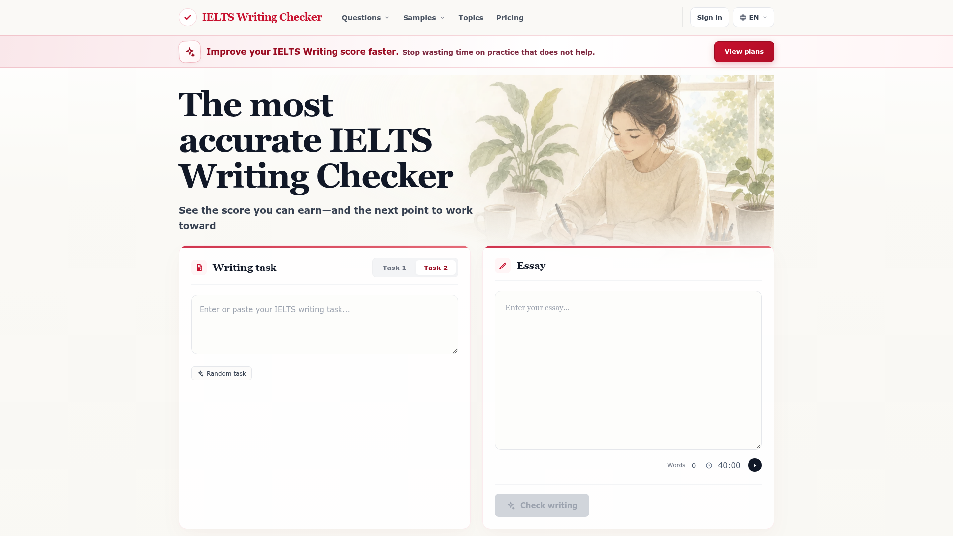IELTS Writing Checker screenshot 1