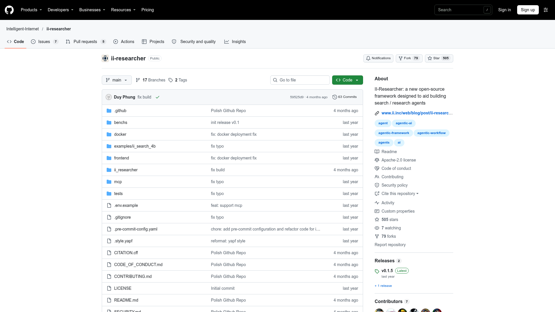 ii-researcher screenshot 1