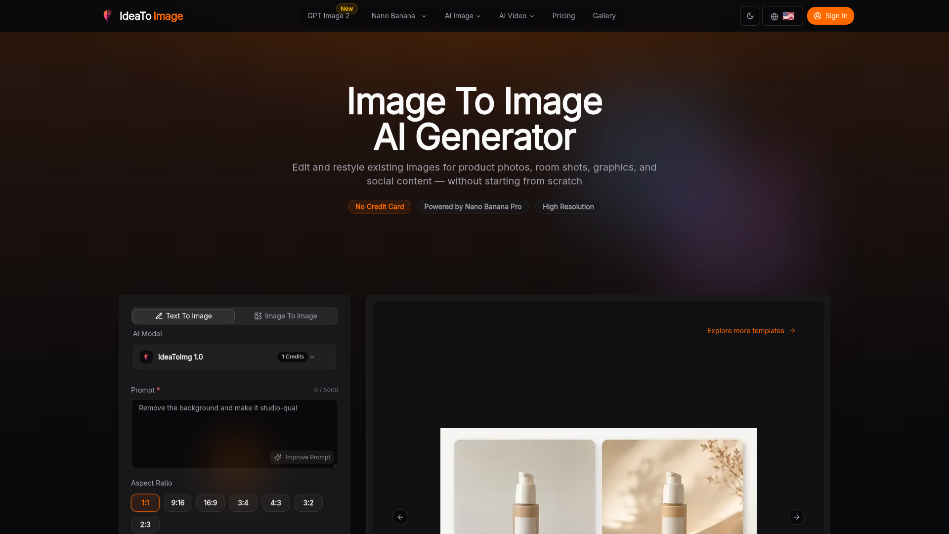 Image To Image AI screenshot 1