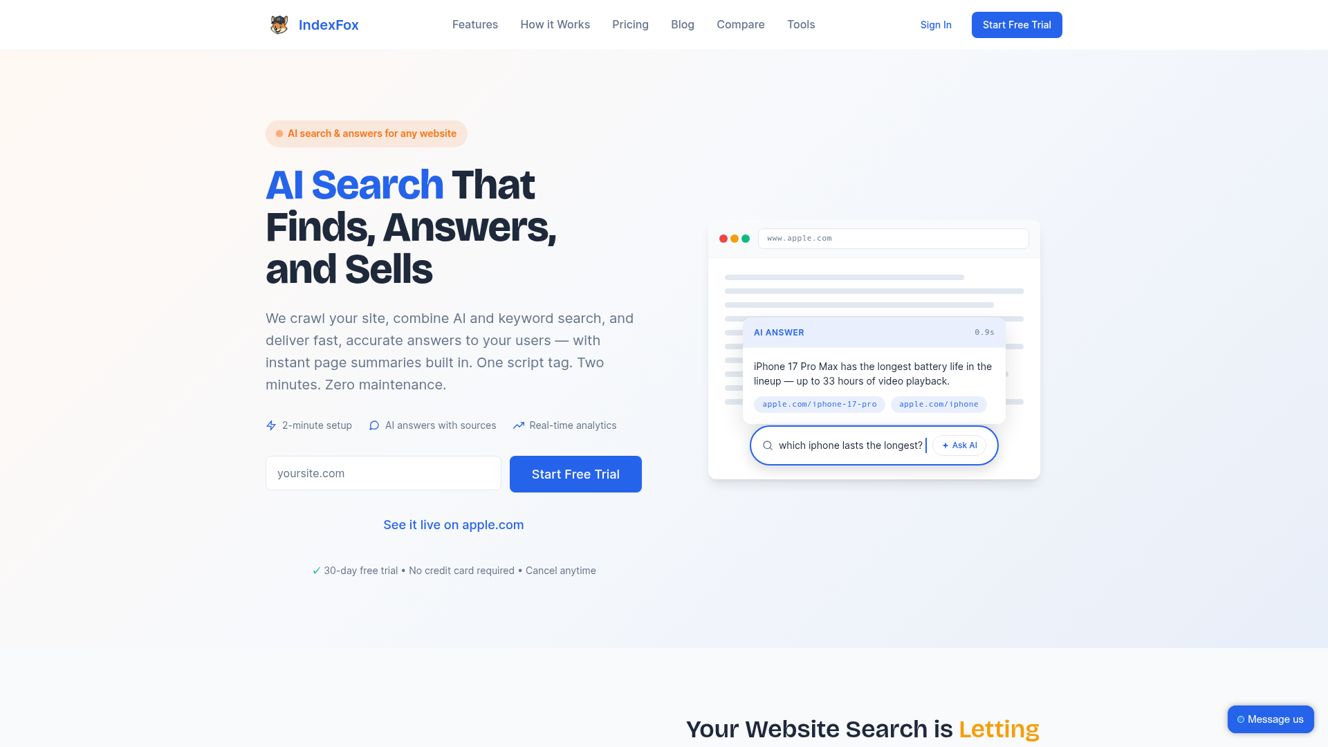 IndexFox screenshot 1