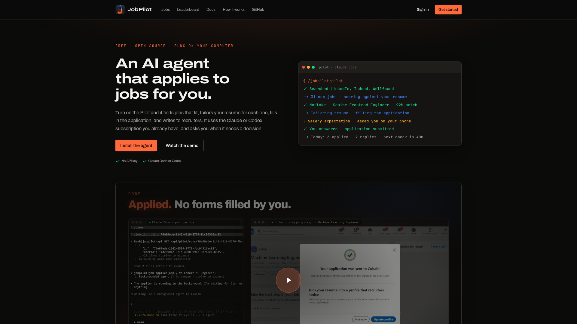 jobpilot screenshot 1