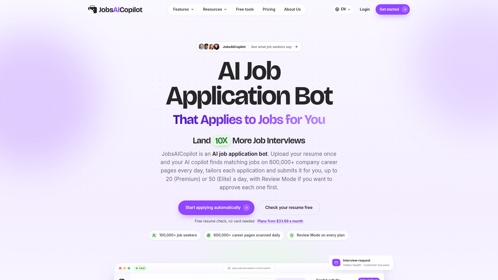 JobsAICopilot screenshot 1