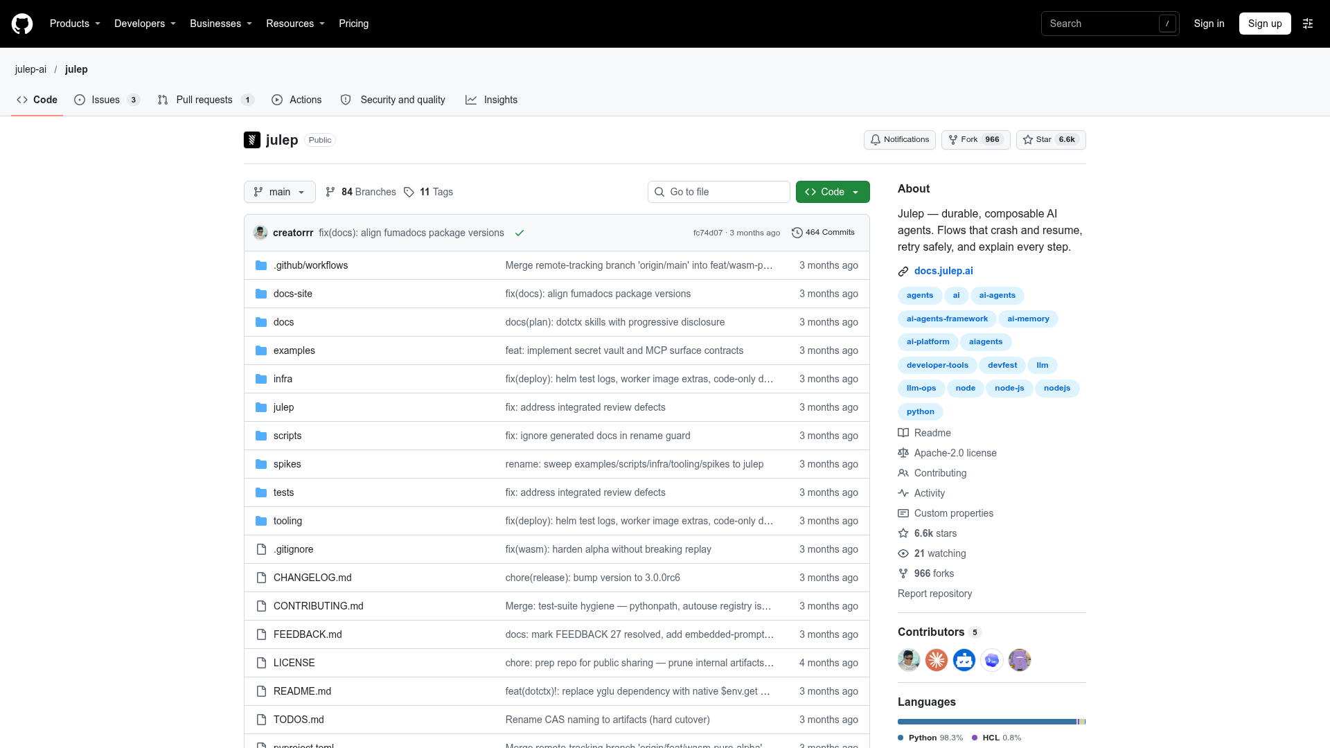 Julep screenshot 1