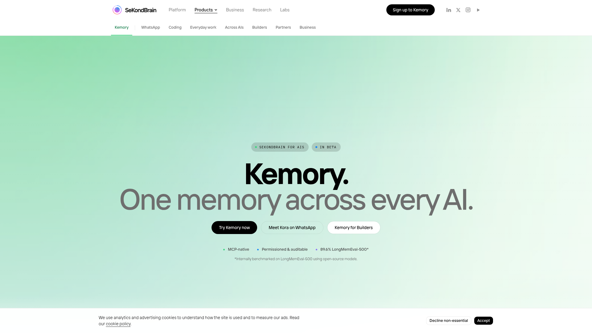Kemory screenshot 1