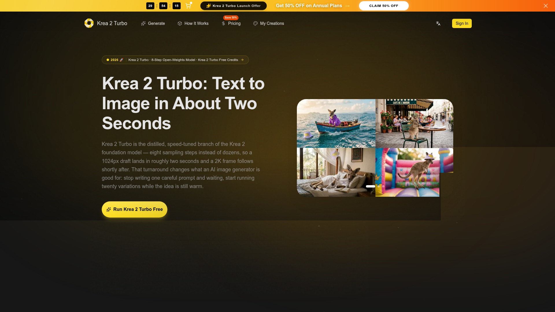 Krea 2 Turbo screenshot 1